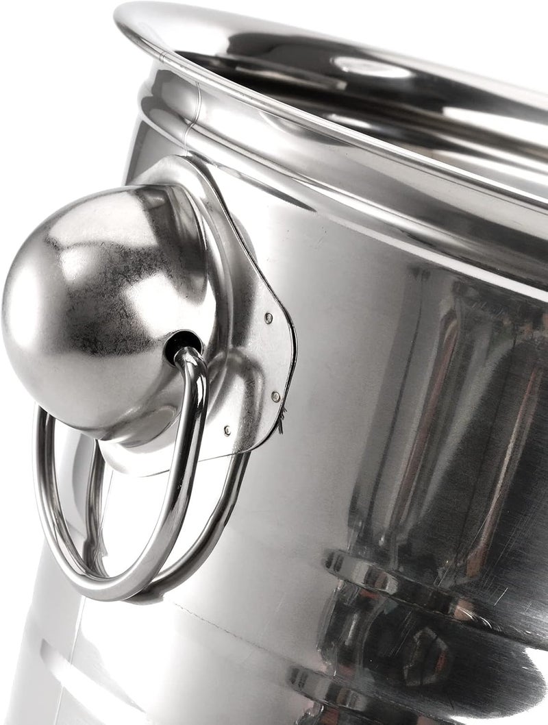 ZENFUN 2 Pack 3 Quart Ice Bucket with Handles, Beverage Tub with Handles, Galvanized Metal Ice Bucket, Drink and Wine Chiller for Bar, Party, BBQ, Great for Indoor and Outdoor Use - Image 3